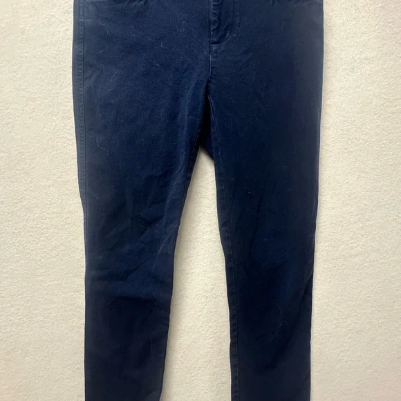 VTG Lauren Jeans Co. Dress Pants Women’s 4 Petite Ralph Lauren Navy Blue - Picture 1 of 11